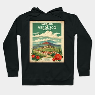 Paracho de Verduzco Michoacan Mexico Vintage Tourism Travel Hoodie